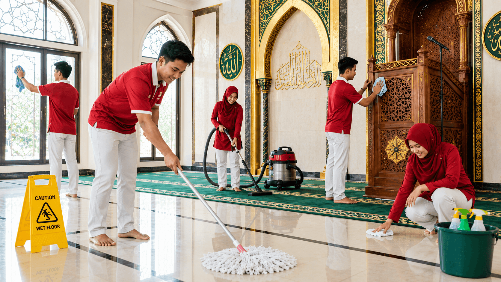 Cleanermasjid - Gerakan Pemuda Memakmurkan Masjid Indonesia
